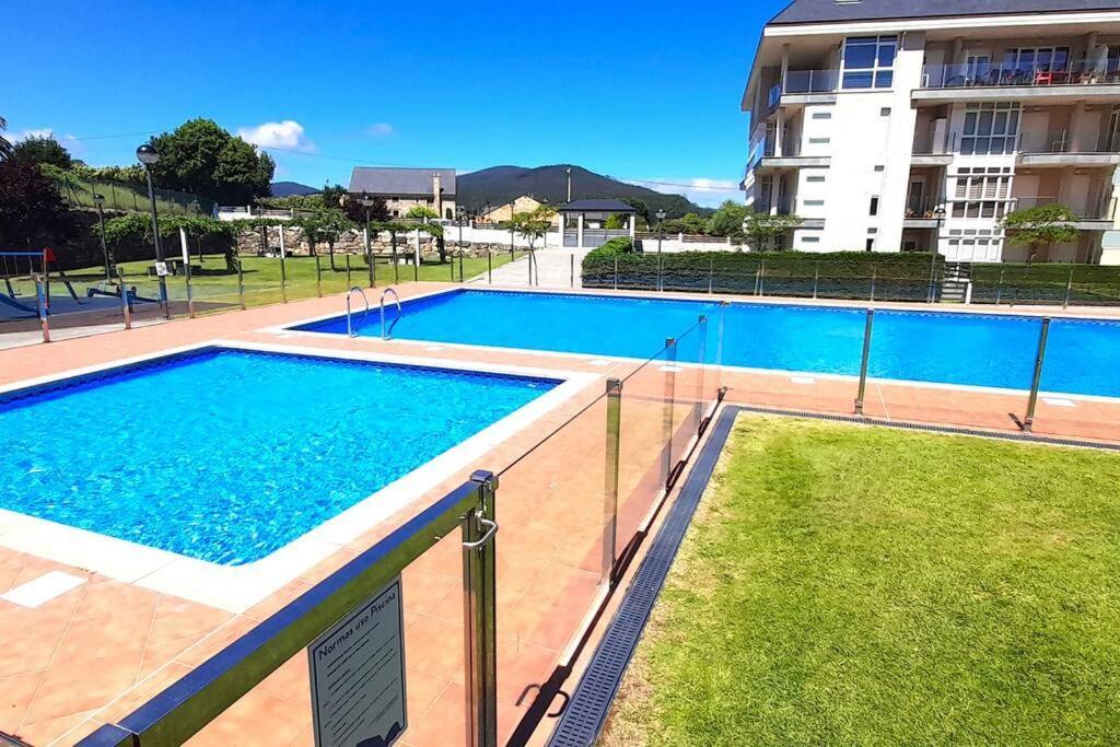 Appartement Apartamento Playa Foz Con Jardin Y Piscina Extérieur photo